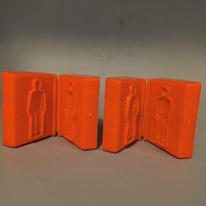 GMFGI 1977 Unidentified Vintage Star Wars Character Play Doh Molds #1 #4 Rare